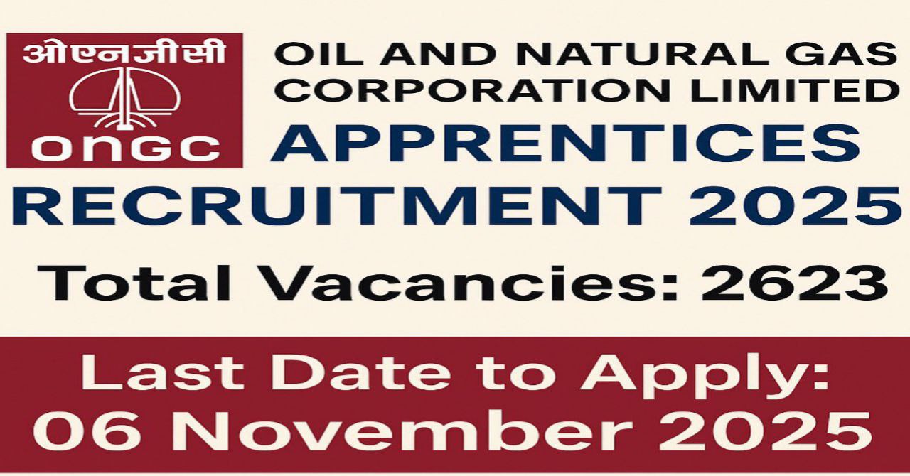 ONGC Apprentices Recruitment 2025